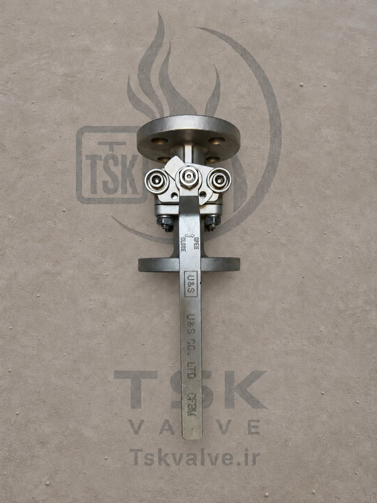 U&S 1 inch Class 300 CF8M flanged ball valve