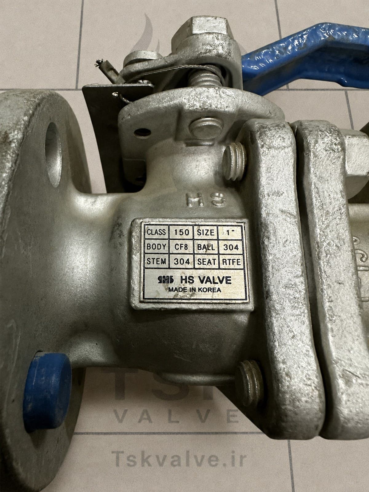 HS Valve 1 inch Class 150 CF8 flanged ball valve