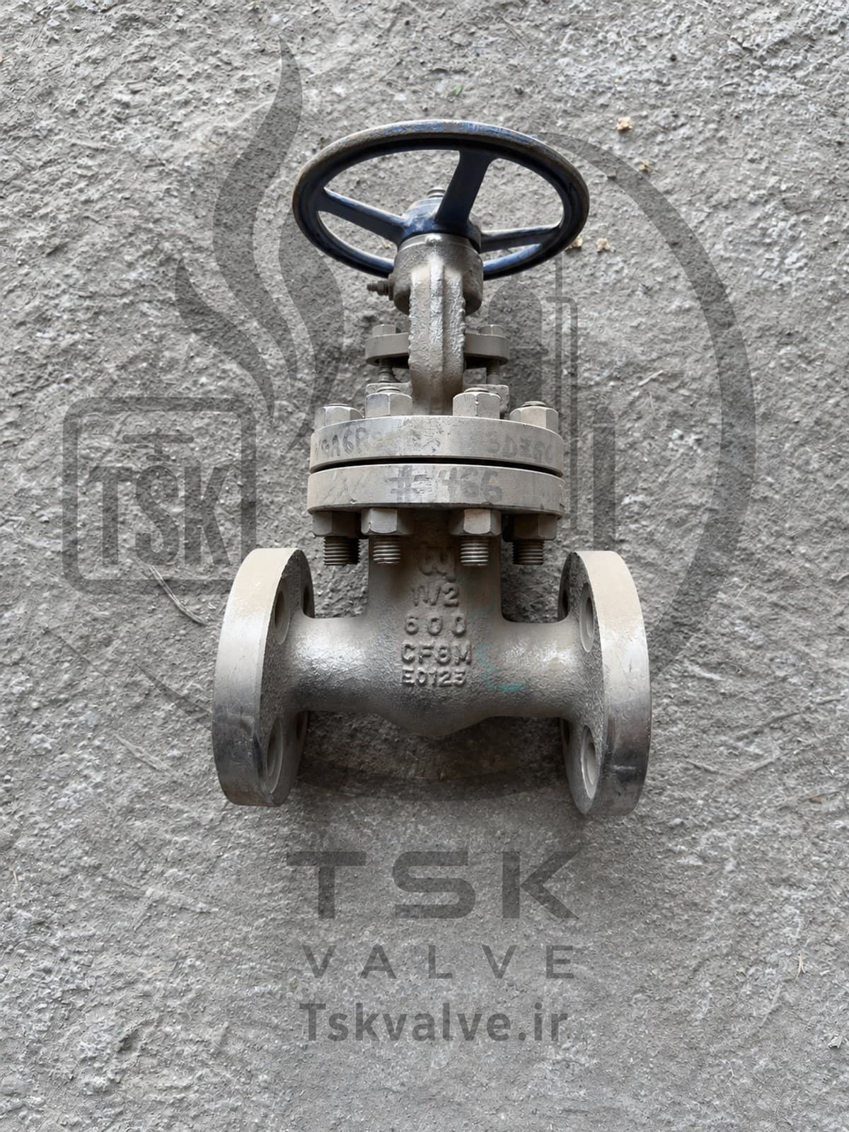 TY 1-1/2 inch Class 600 CF8M flanged gate valve