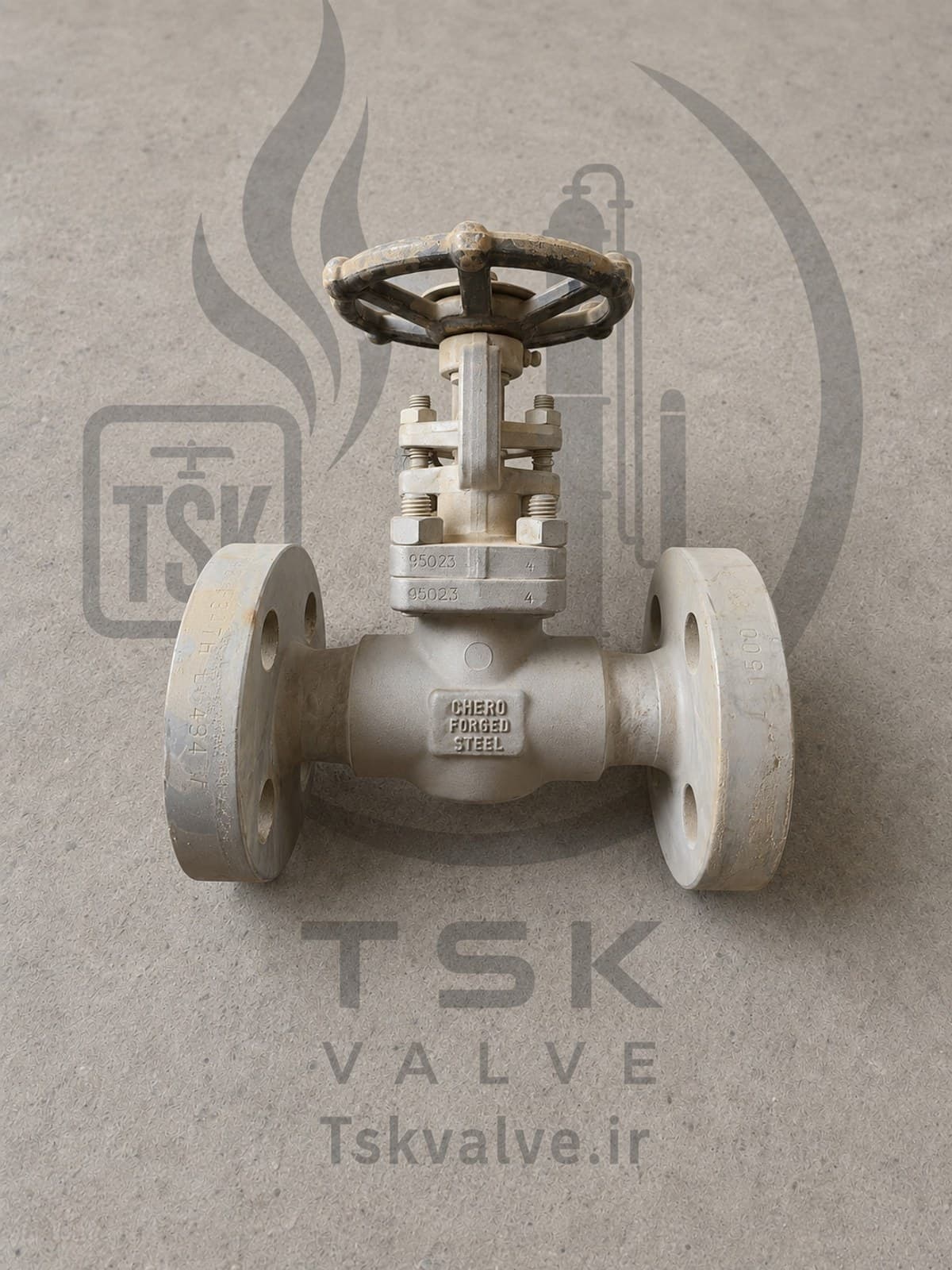 Cooper 1 inch Class 1500 F347H flanged gate valve