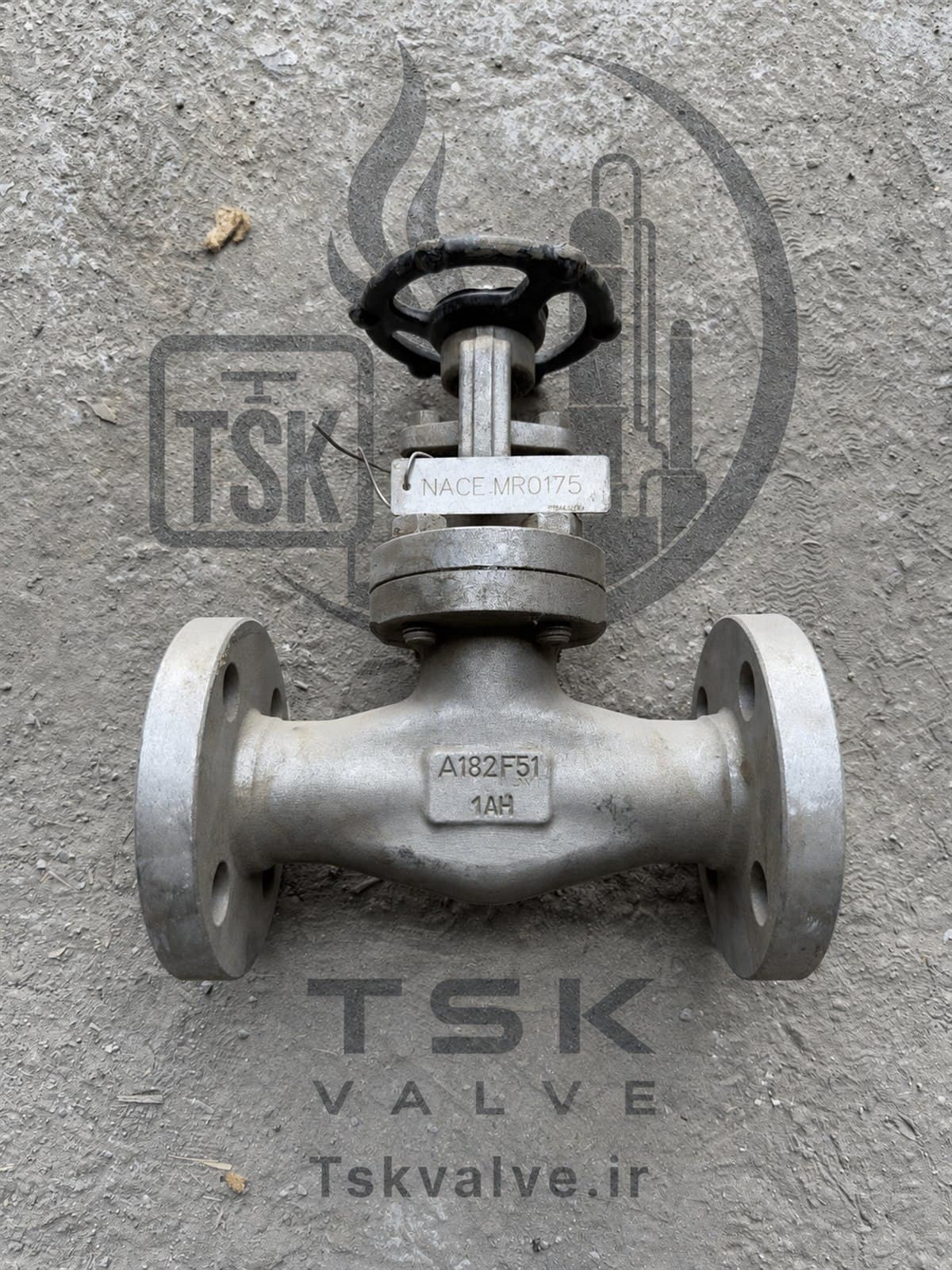 Bonney Forge 1 inch Class 600 A182 F51 flanged gate valve