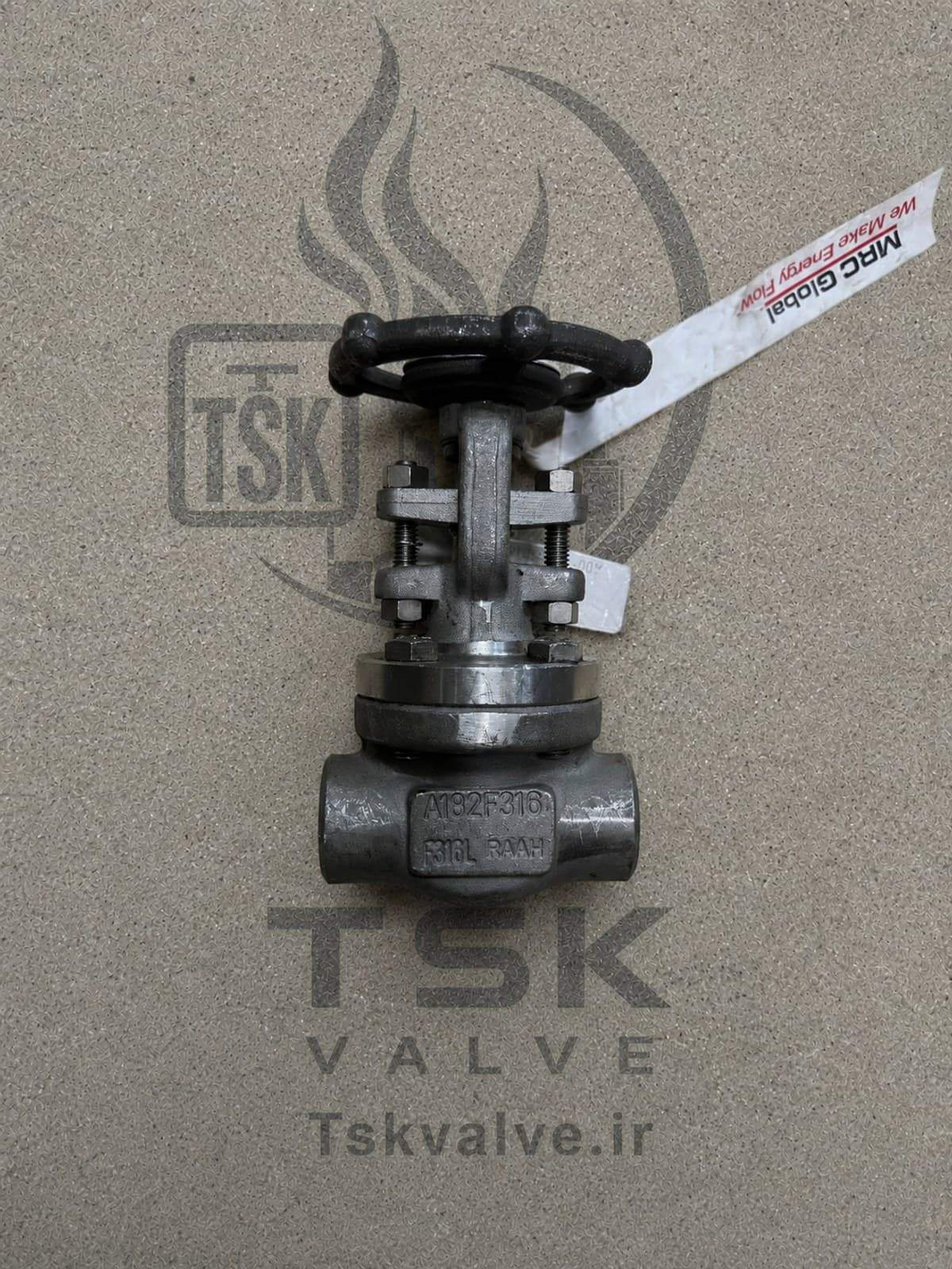 Bonney Forge 1/2" Class 1500 F316L socket weld (sw) gate valve