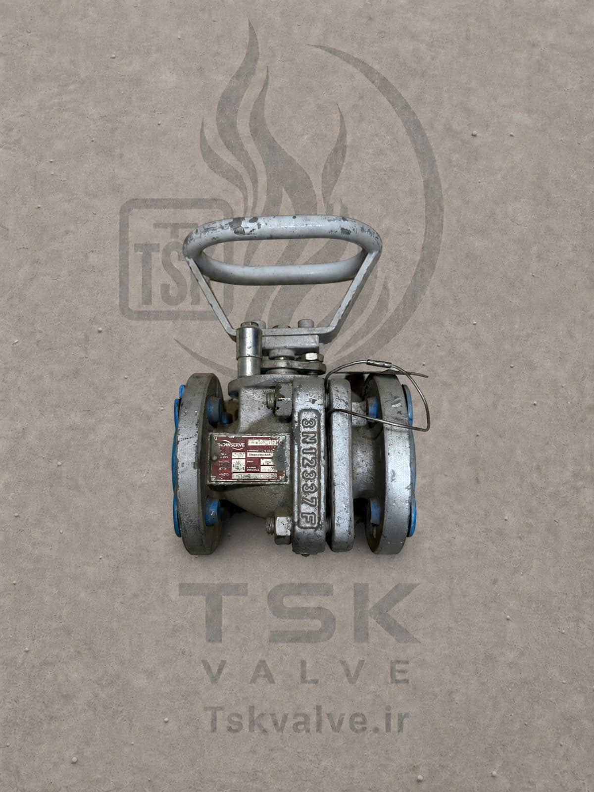 FLOWSERVE 1 inch Class 150 فولادی flanged plug valve
